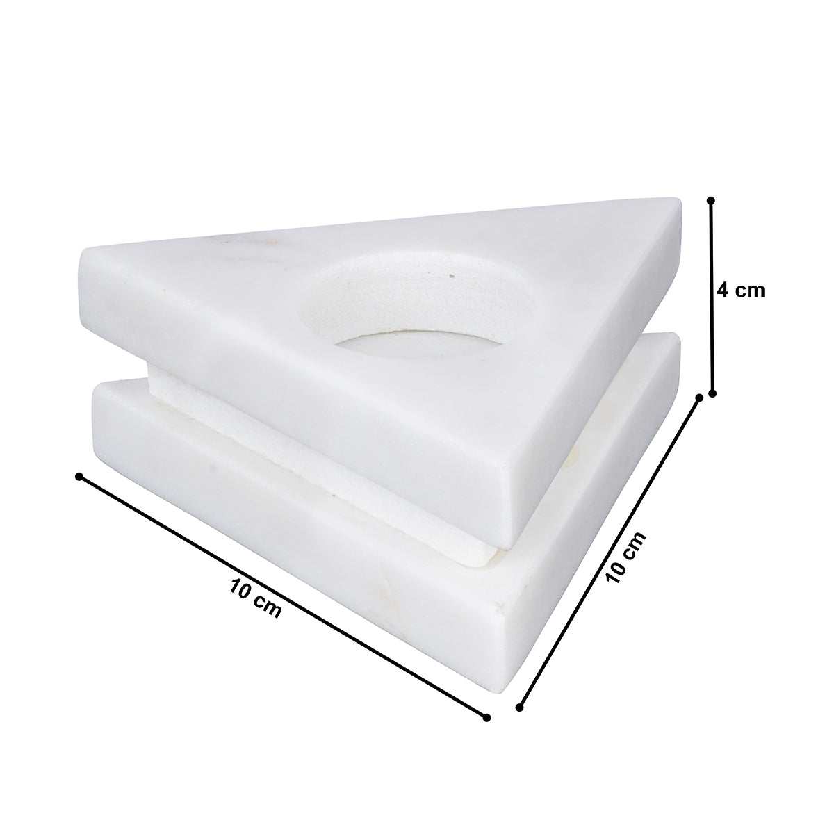 Candle Holders – Handcrafted Geometric Marble Candle Holders | Modern Luxe Home Decor (Set of 3) - LuvihCreteHandmade Geometric Candle Holders – Luxe Marble Set for Decorative Ambiance