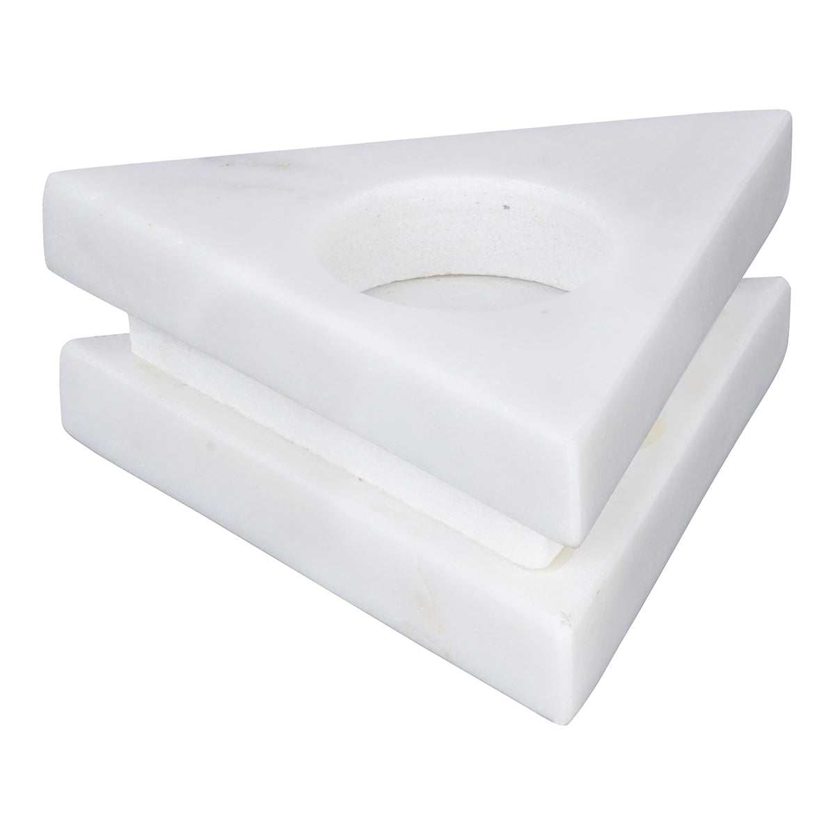 Candle Holders – Handcrafted Geometric Marble Candle Holders | Modern Luxe Home Decor (Set of 3) - LuvihCreteHandmade Geometric Candle Holders – Luxe Marble Set for Decorative Ambiance