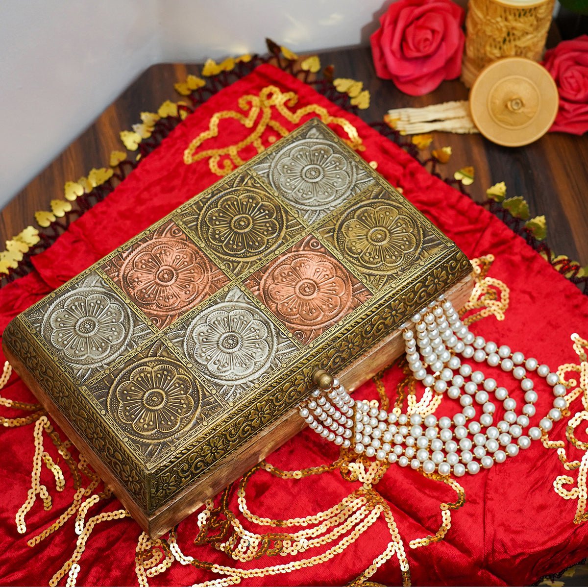 Wooden Box – Handicraft Decorative Artisan Storage & Home Accent - LuvihCreteWooden Box – Handcrafted Decorative Artisan Storage & Home Accent