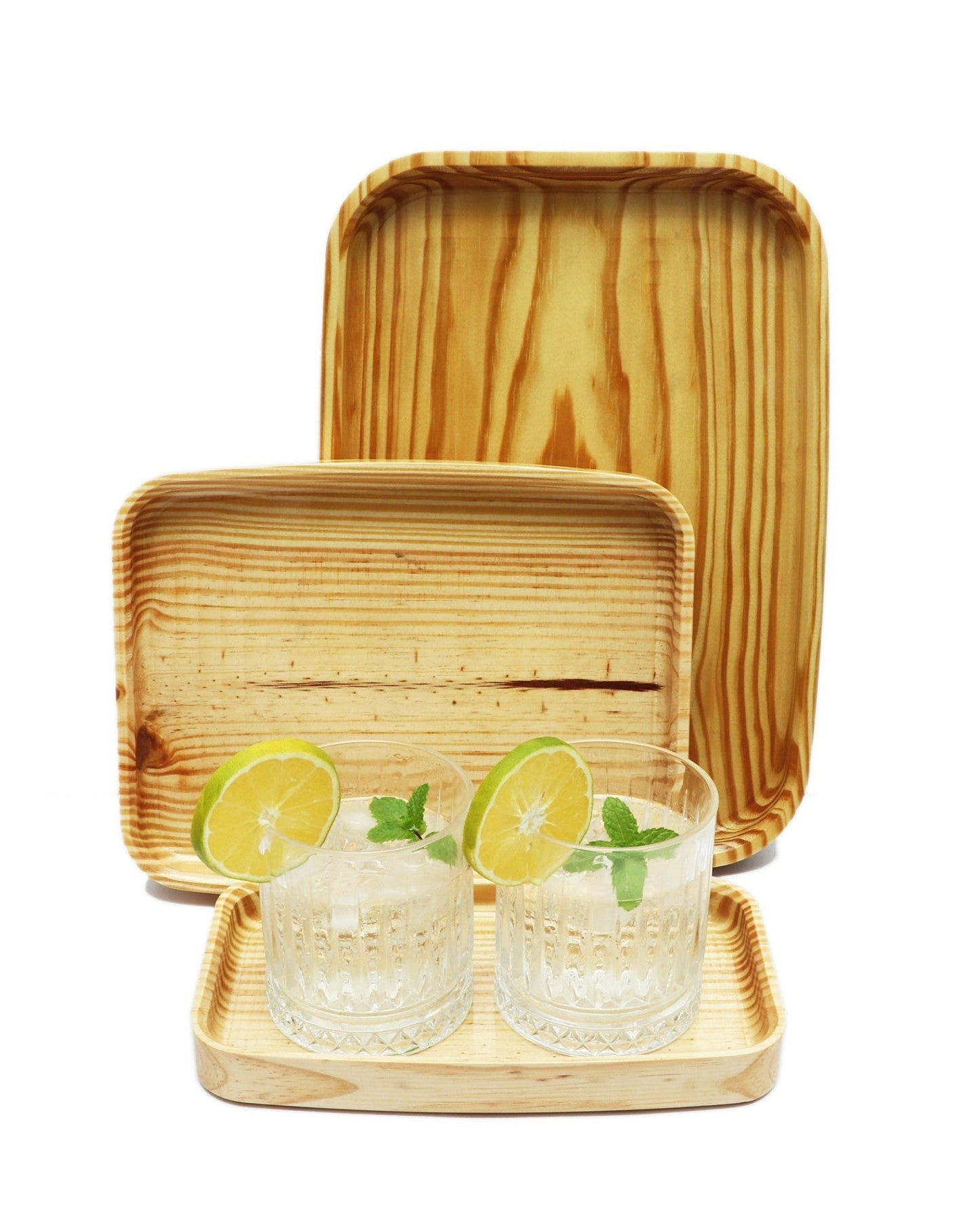 Elegant Solid wood Serving Tray – Rustic & Stylish Tableware - LuvihCreteElegant Solid Pinewood Serving Tray – Rustic & Stylish Tableware - LuvihCrete