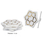 Marble Coasters - Flower shape with brass inlay