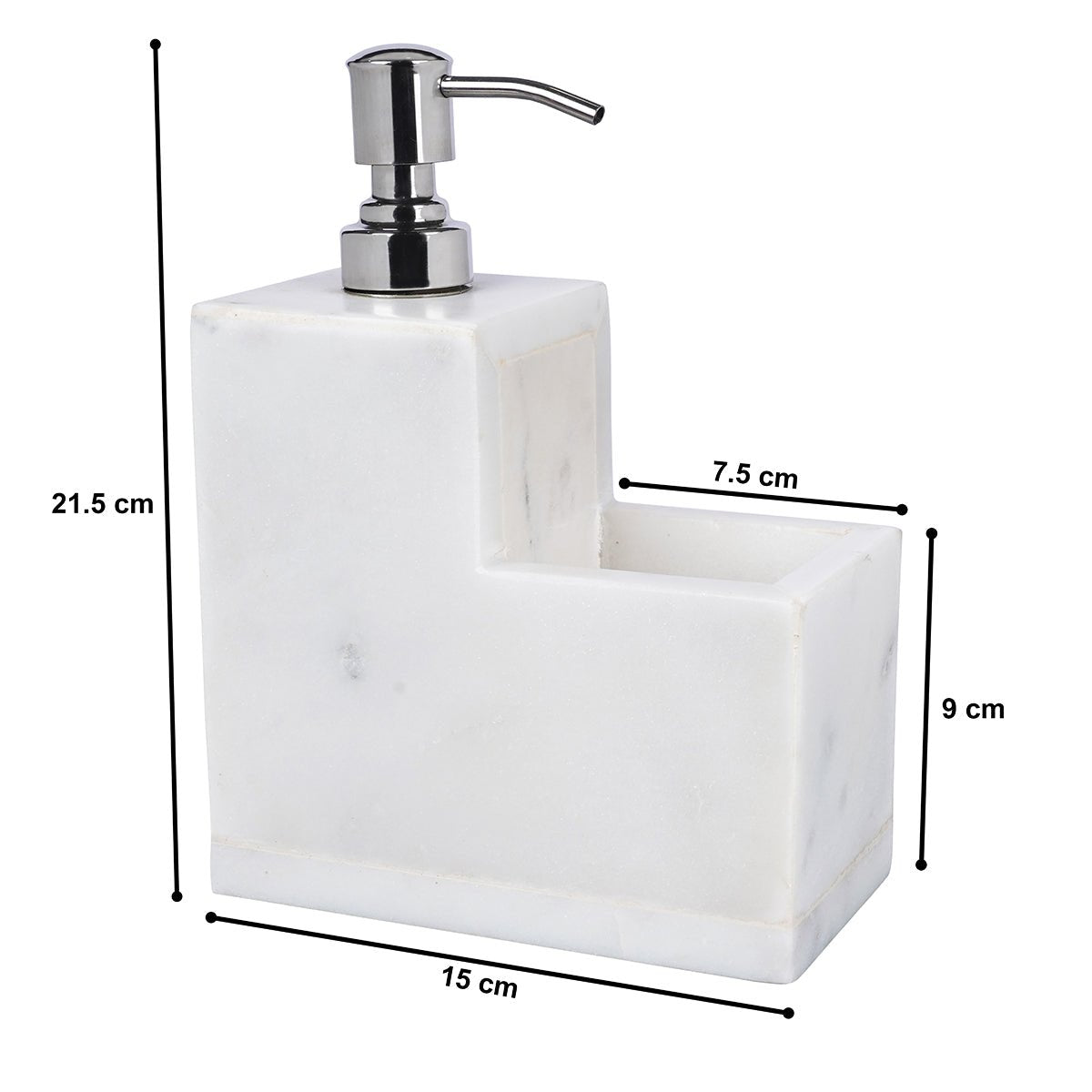 Luxury White Marble Bathroom Set – Soap Dispenser & Toiletry Holder - LuvihCreteLuxury White Marble Bathroom Set – Soap Dispenser & Toiletry Holder - LuvihCrete