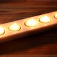 Candle Holder – Handcrafted Marble 5 Candle Holder Single Strip - LuvihCreteLuxury Marble Candle Holder – Holds 5 Candles in a Sleek Single - Strip Design