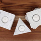Candle Holders – Handcrafted Geometric Marble Candle Holders | Modern Luxe Home Decor (Set of 3) - LuvihCreteCandle Holders – Handcrafted Geometric Marble Set for Modern Home Décor